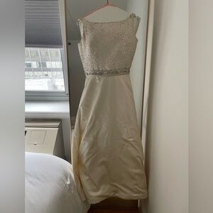 Vintage Lazaro Wedding Dress !! Size 10 (fits like a 6)